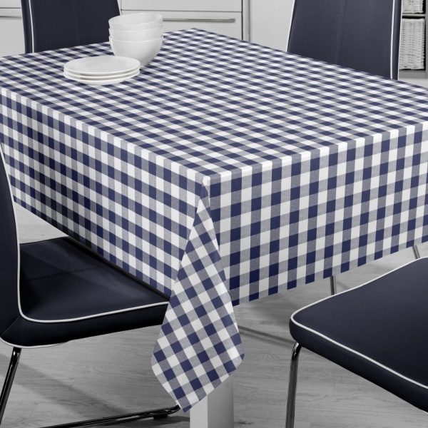 Table Vinyl  - Navy Gingham